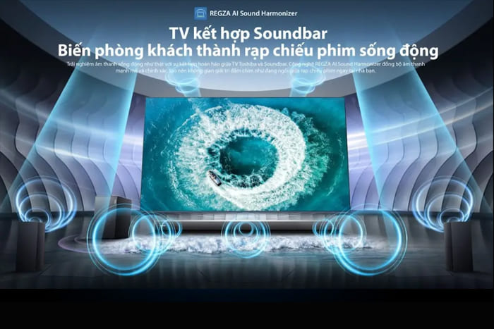 Smart Tivi Mini LED Toshiba AI 4K 75 inch 75Z770RP